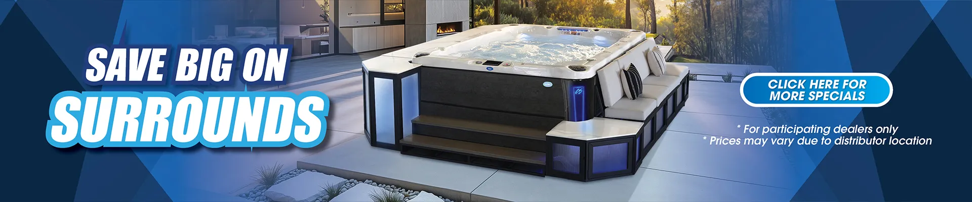 Calspas hot tub being used in a family setting - Colorado