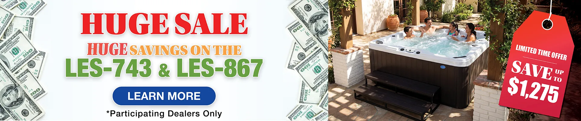 Calspas hot tub being used in a family setting - Colorado